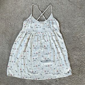 BRAND NEW Roxy Nautical Lighthouse/Anchor Beach Dress size Medium